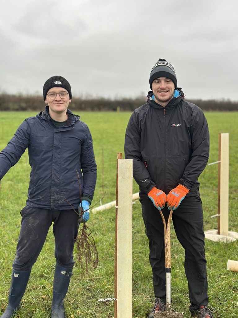 Bowmore team supporting tree planting