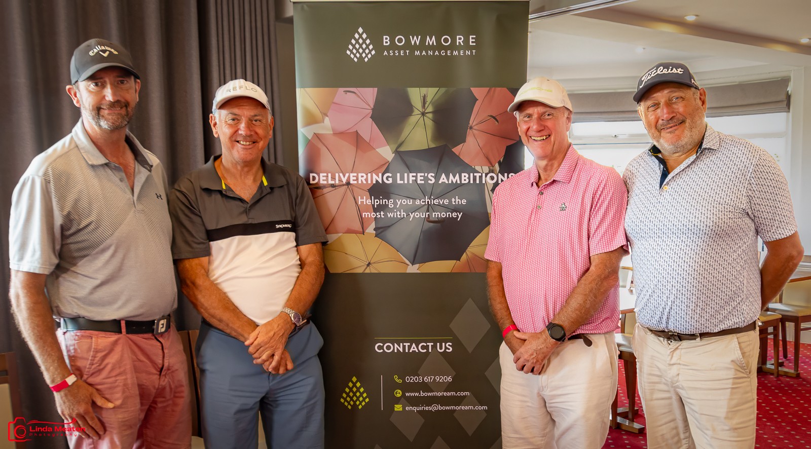 Bowmore team at Bristol and Clifton Golf Club Charity Day