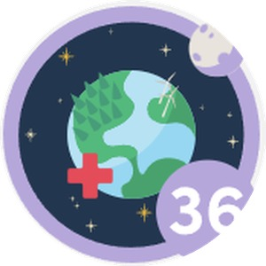 Ecologi three years of climate action badge